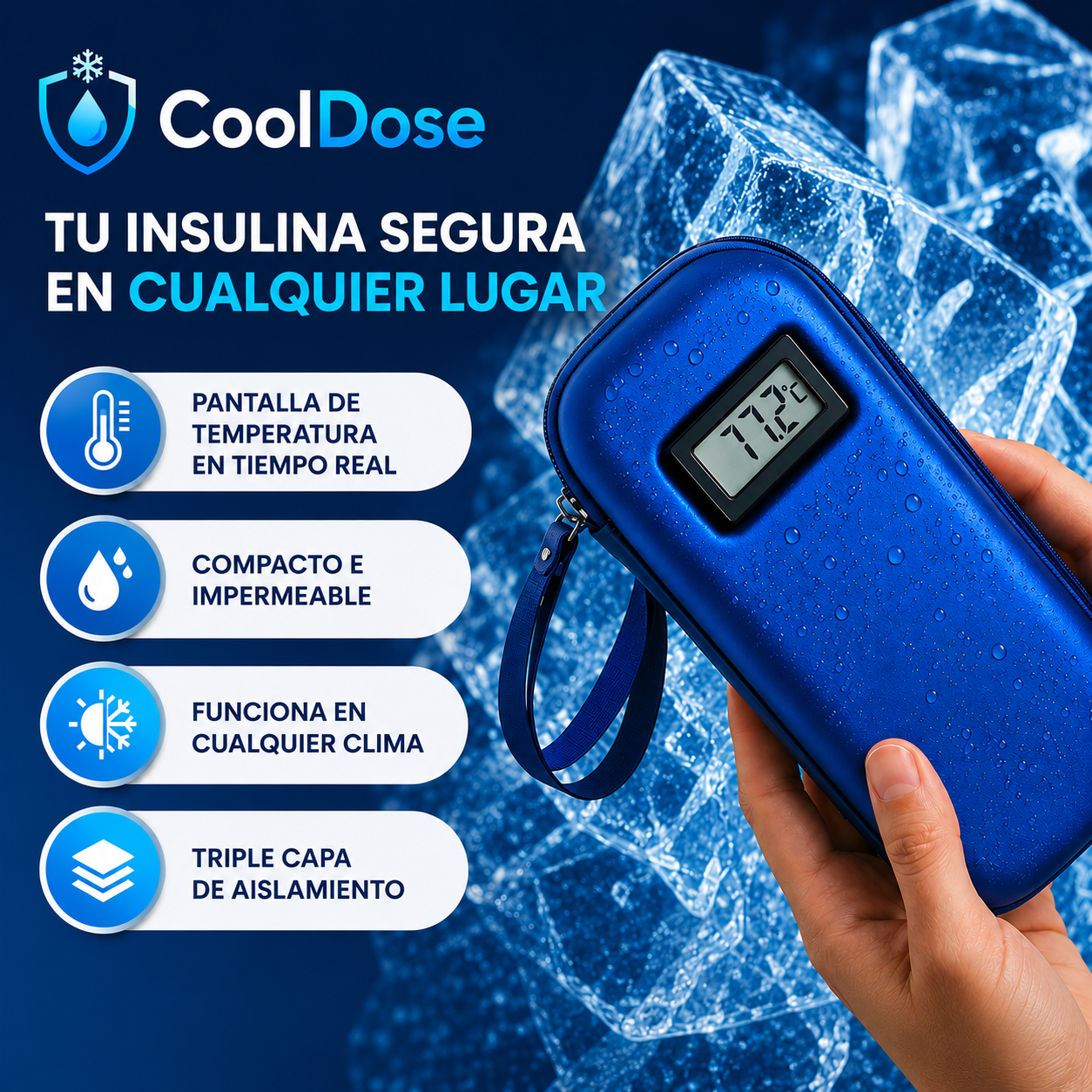Bolsa isotérmica para insulina